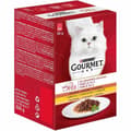 Pikkukuva 5 / 5: Kissanruoka Purina Gourmet Kana Turkki Ankka 6 x 50 g