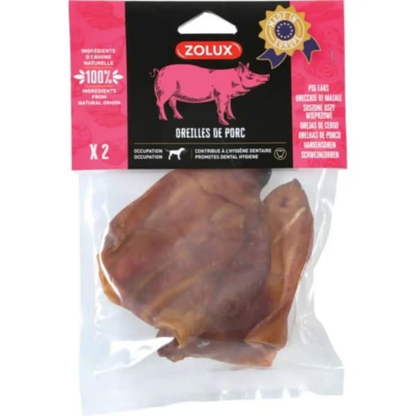 Koiran makupala Zolux dried pig ear Possu