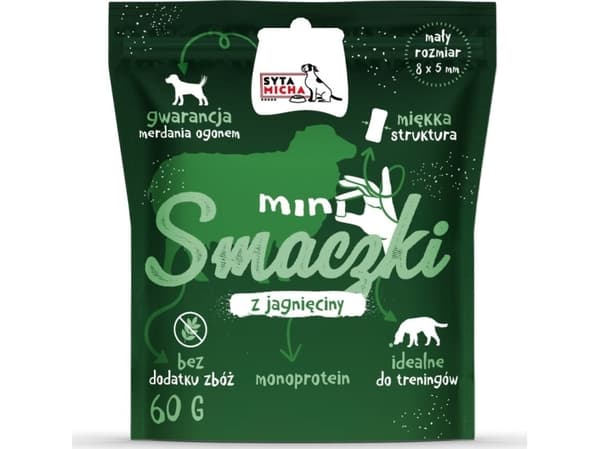 SYTA MICHA Mini lammasherkkuja - herkkua koirille - 60 g