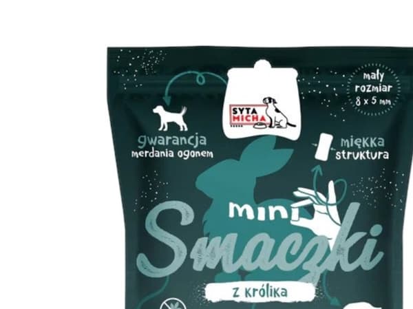 SYTA MICHA Mini godbidder med kanin - delikatesse til hunde - 60 g