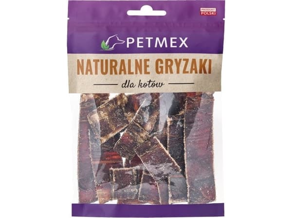 Petmex PETMEX - Ösofagusremsor av nötkött - naturlig tugga för katt 40g