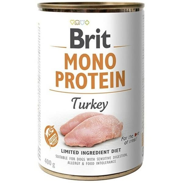 Våt mat Brit Kalkon 400 g