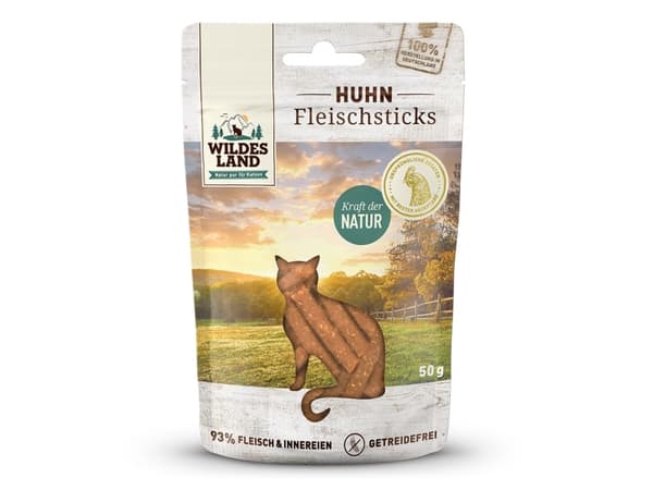 Wildes Land WL513356, Godter, Katt, Voksen, Kylling, 50 g, Sukkerfri