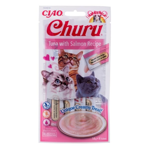 Snack for Cats Inaba EU106 Lohi Tonnikala Kala 4 x 14 g