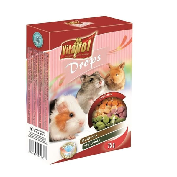 Snacks Vitapol Drops Hamsteri 75 g 75 ml