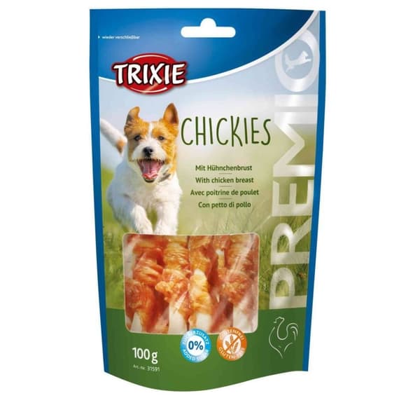 Herkku koirille premio chickies, 100 g, Trixie