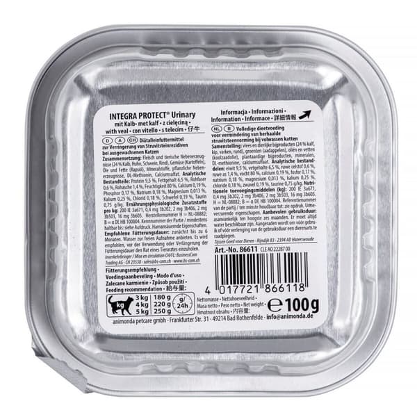 Kissanruoka Animonda Intergra Protect Harnseine Nauta 100 g