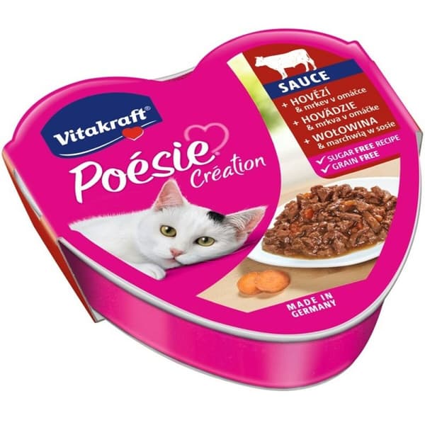 Kattemad Vitakraft POESIE CREATION SOS Beef 85 g