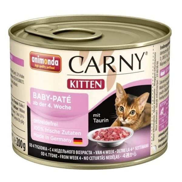 Kattemad Animonda Carny Kitten Baby Kylling Oksekød 200 g