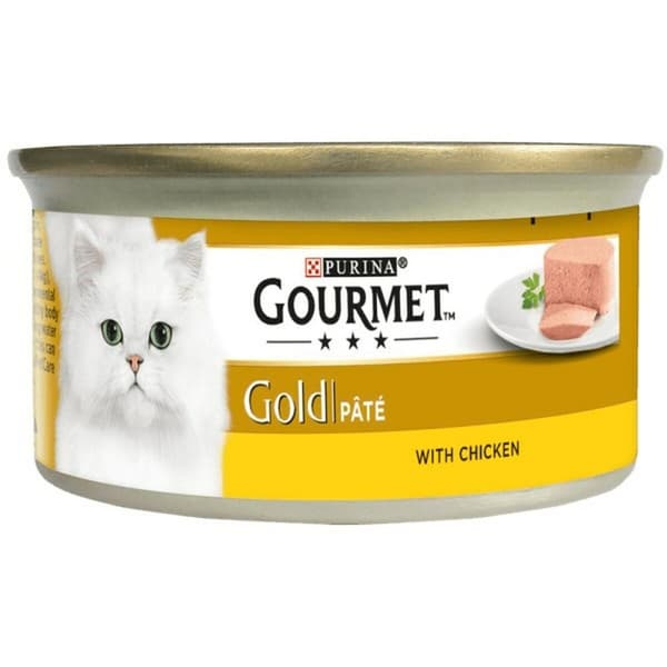 Kissanruoka Purina Nestle Gourmet Gold Kana Lohi 85 g