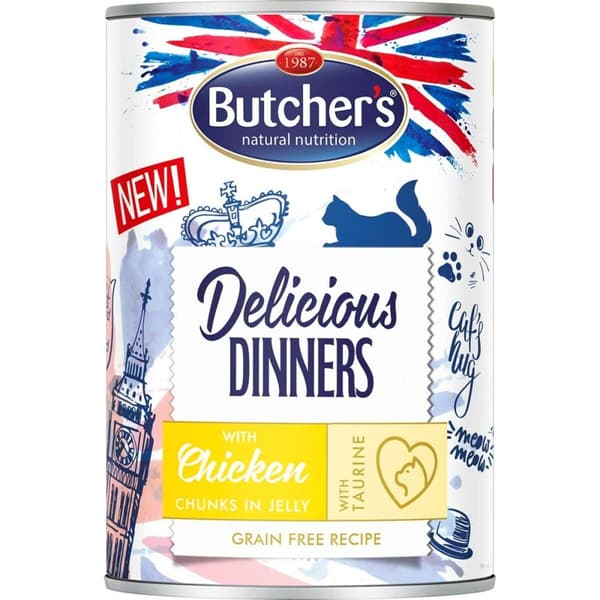 Kattmat Butcher's Delicious Dinners Kyckling 400 g