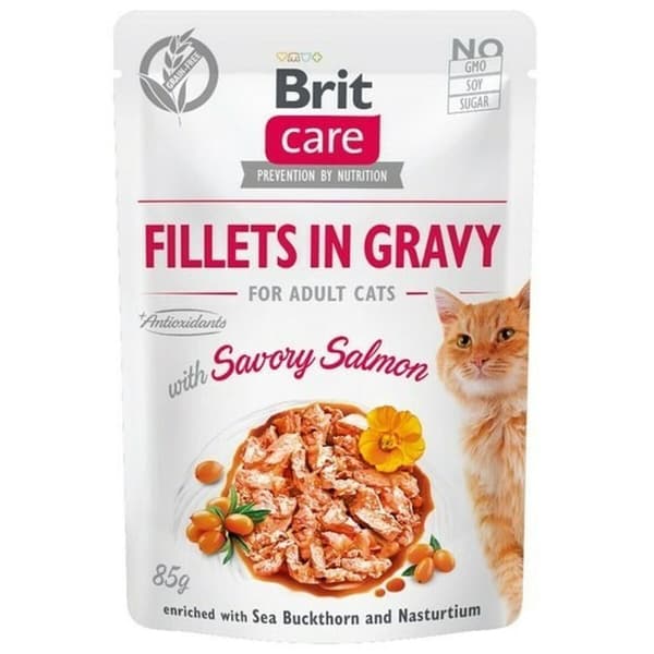 Kattemad Brit Care Kylling Laksefarvet