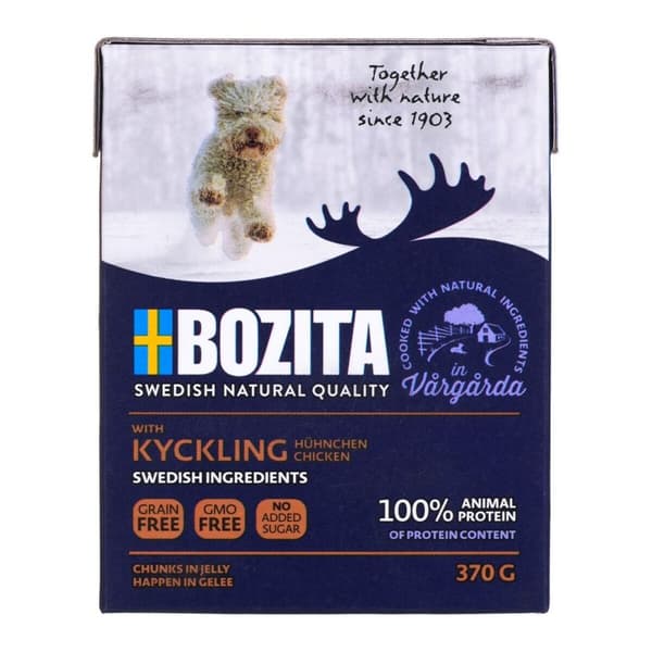 Kattemad Bozita Wet Kylling Oksekød