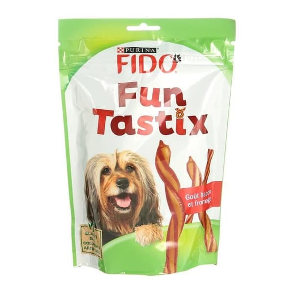FIDO FunTastix - Bacon- och ostsmak - För hundar - 150 g
