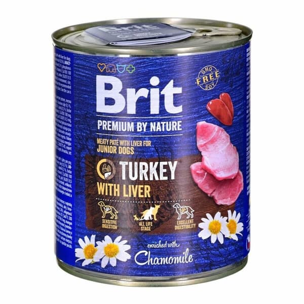 Våt mat Brit TURKEY&LIVER