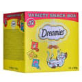 Miniatyrbillede 1 af 6: Snack for Cats Dreamies Variety 12 x 60 g Kylling Laksefarvet Ost