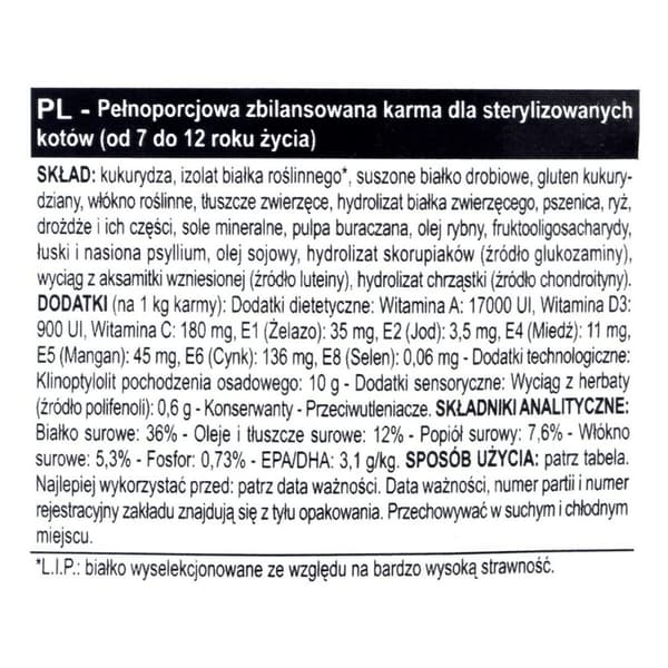 Kissanruoka Royal Canin Sterilised 7+ Linnut 3,5 kg