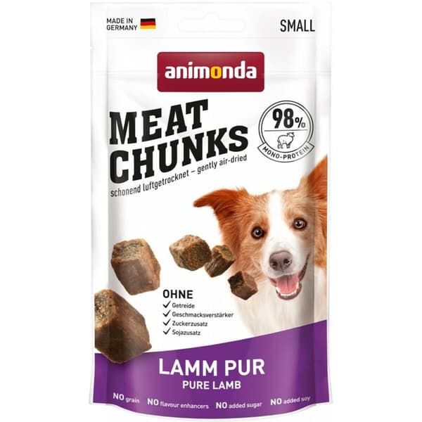 Hundgodis Animonda Meat Chunks Lamb 60 g