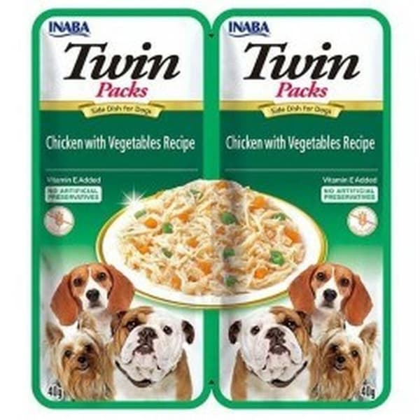 Hundgodis Inaba Dog Twin Kyckling