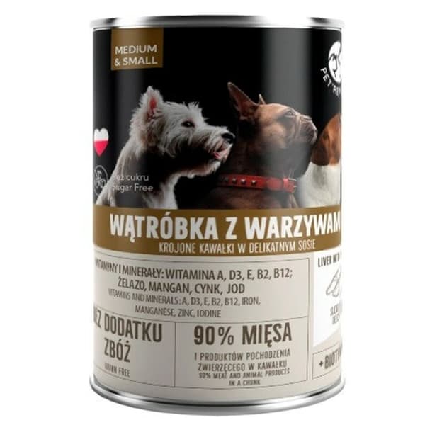 Våd mad PETREPUBLIC Adult Medium Beef 400 g