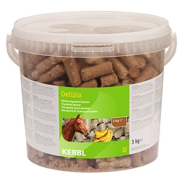 KERBL Delizia banangodis för hästar - 3kg