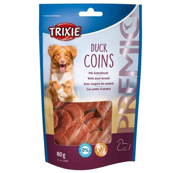 Godbid til hunde Premio andemønter, 80 g