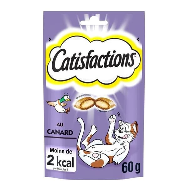 CATISFACTIONS Ankgodis för katter och kattungar 6x60g