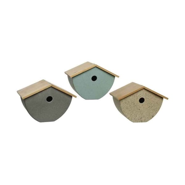 Fågelholk Decoris Trä 13,5 x 12 x 17,3 cm