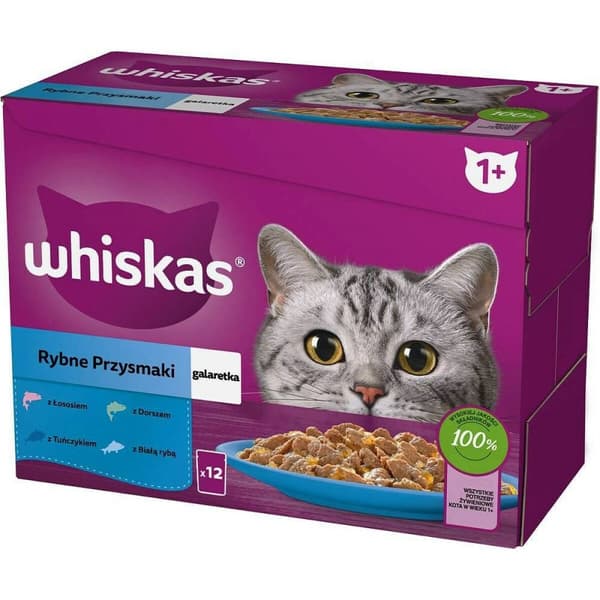 Kattmat Whiskas Lax Tonfisk