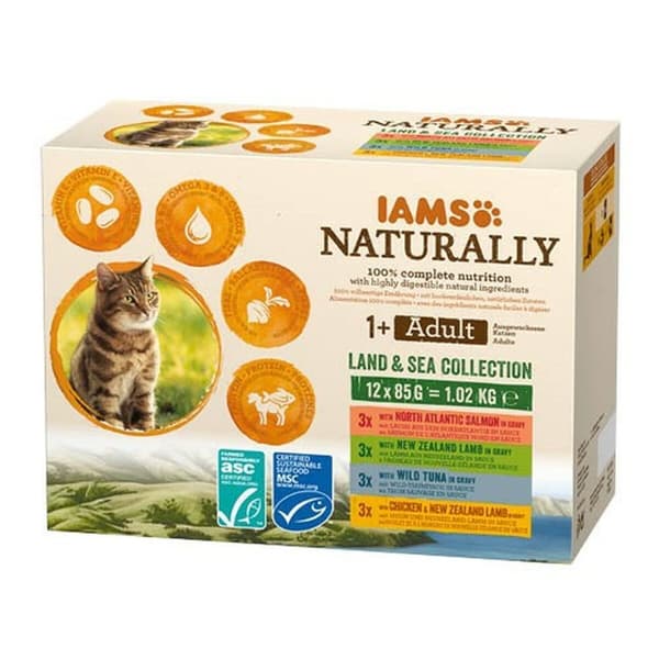 Kattmat Eukanuba Naturally Adult Fisk 12 x 85 g