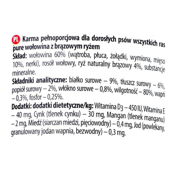 Våd mad Dolina Noteci Premium Oksekød 400 g