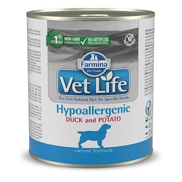 Våd mad Farmina Vet Life Diet Hypoallergenic And Sød kartoffel 300 g