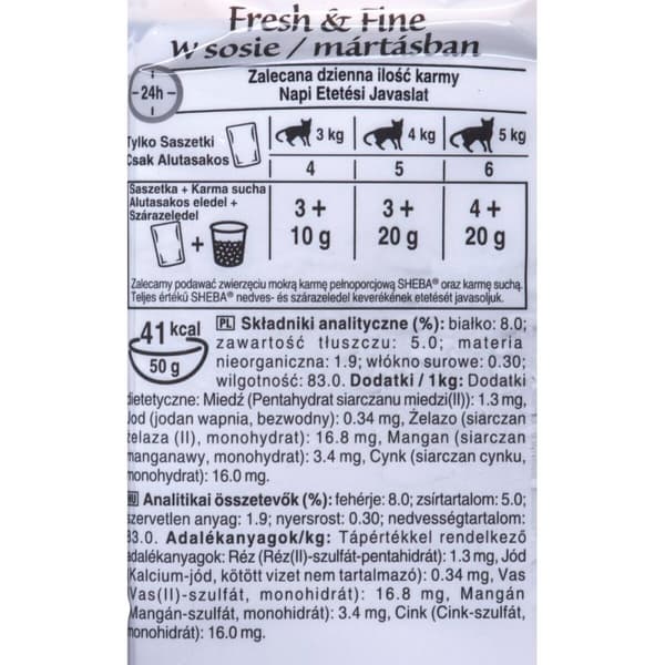 Kissanruoka Sheba Tonnikala Turska 300 g