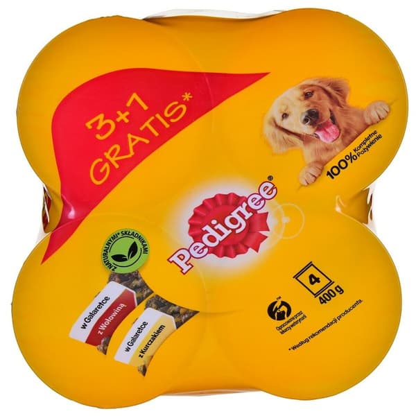 Kostea ruoka Pedigree Kana Nauta 4 x 400 g