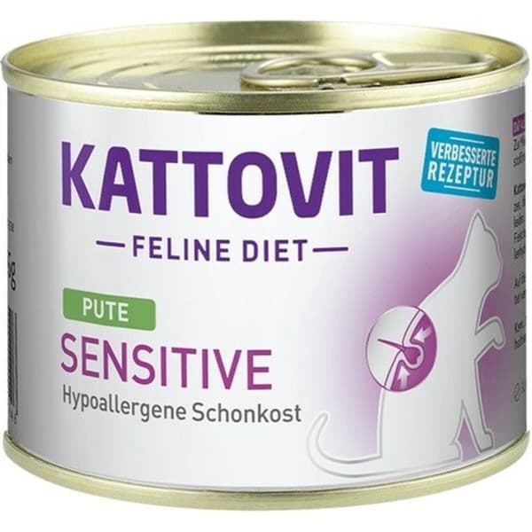 Kissanruoka Kattovit Sensitive Turkey 185 g