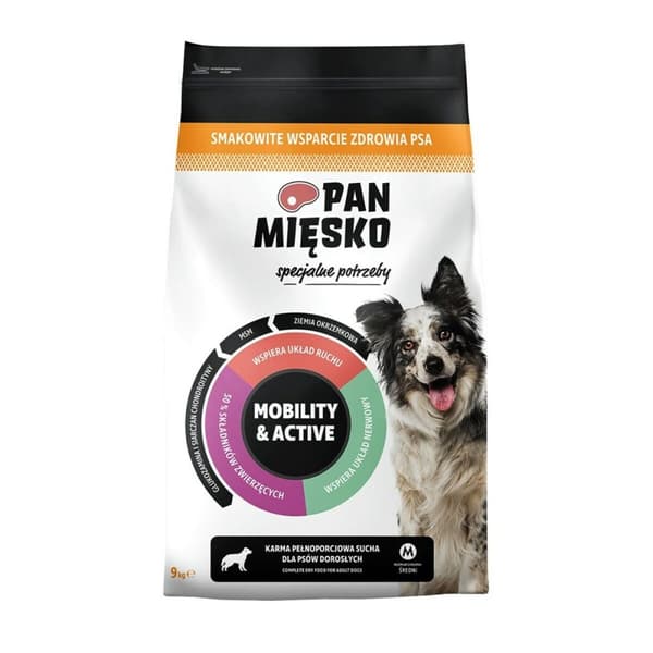Foder PAN MIĘSKO Special needs Mobility & Active Gris 9 kg