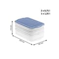 Miniatyrbild 2 av 3: Behållare för matkonservering Rotho Rondo Horizon blue Blå Transparent 750 ml 1,35 L