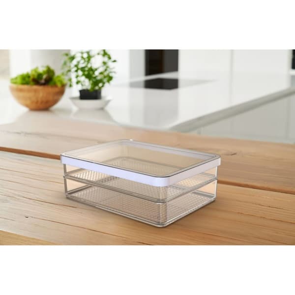 Behållare för matkonservering Rotho Rondo Loft Vit Transparent 850 ml