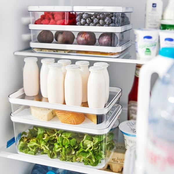 Behållare för matkonservering Rotho Rondo Cauma Vit Transparent 1,2 L