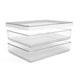 Miniatyrbillede 1 af 5: Mad Bevarelse Container Rotho Rondo Loft Hvid Gennemsigtig 850 ml