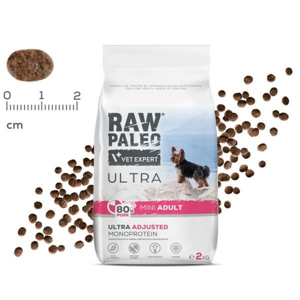 Foder VETEXPERT Ultra Pork Mini Adult Gris 8 kg