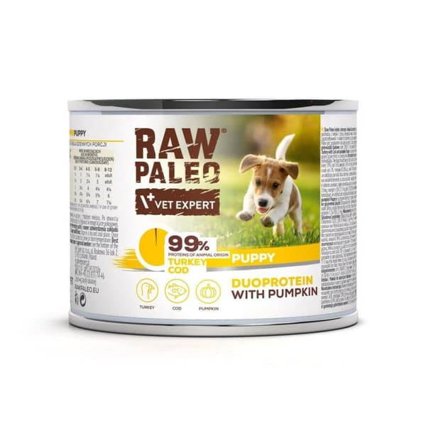 Våt mat VETEXPERT RAW PALEO Kalkon 200 g
