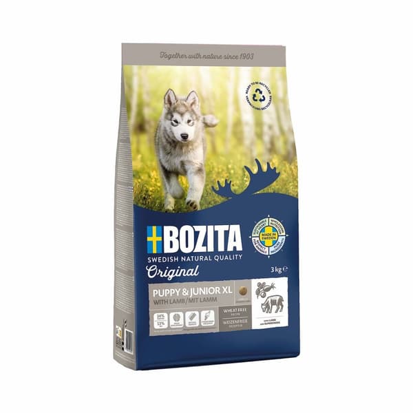 Rehu Bozita Original Puppy & Junior XL Lamb Karitsa 3 Kg