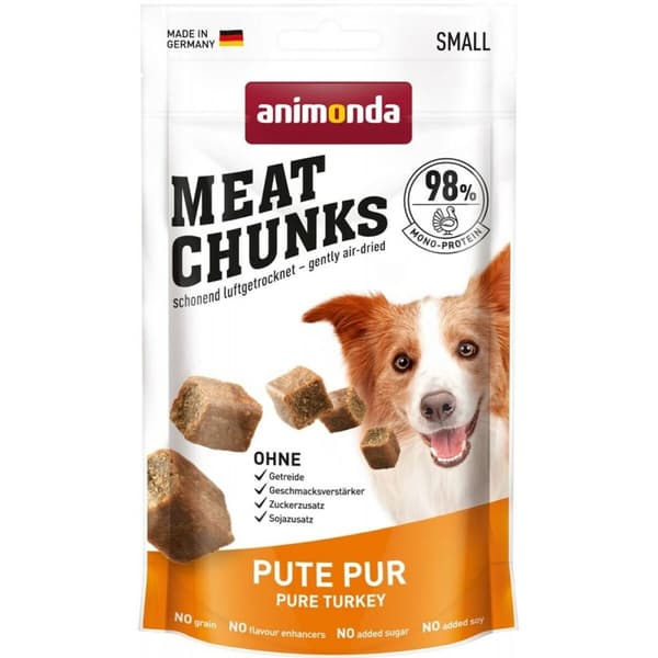 Hundgodis Animonda Meat Chunks Turkey Kalkon 60 g