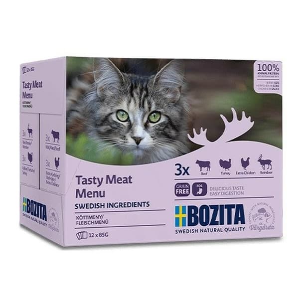 Kattemad Bozita Tasty meat menu 12 x 85 g