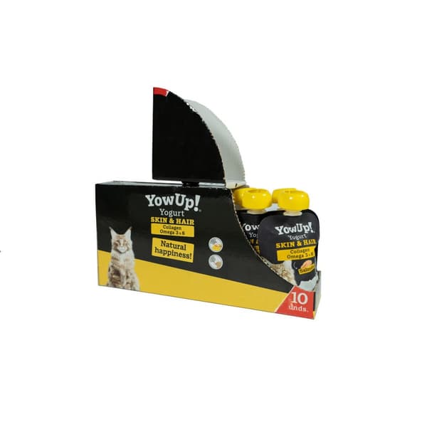 Kattmat YowUp Skin & Hair Lax 10 antal