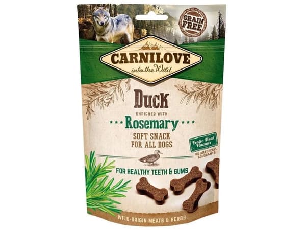 Carnilove Przysmak Dog Snack Fresh Soft Duck+Rosemary 200g