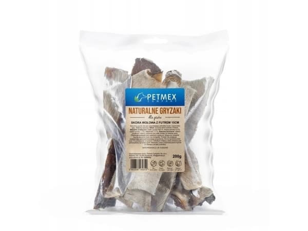 PETMEX Beefhide with Fur - godbid til hund - 200g