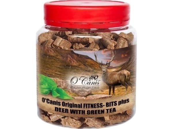 O'Canis Trainer's treat hjort grönt te 400g