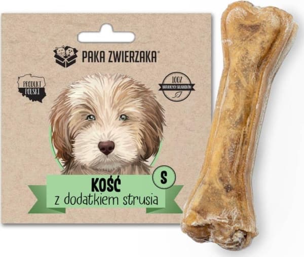Paka Zwierzaka Paka Zwierzaka Bone with Ostrich S Dog Treat 35 g